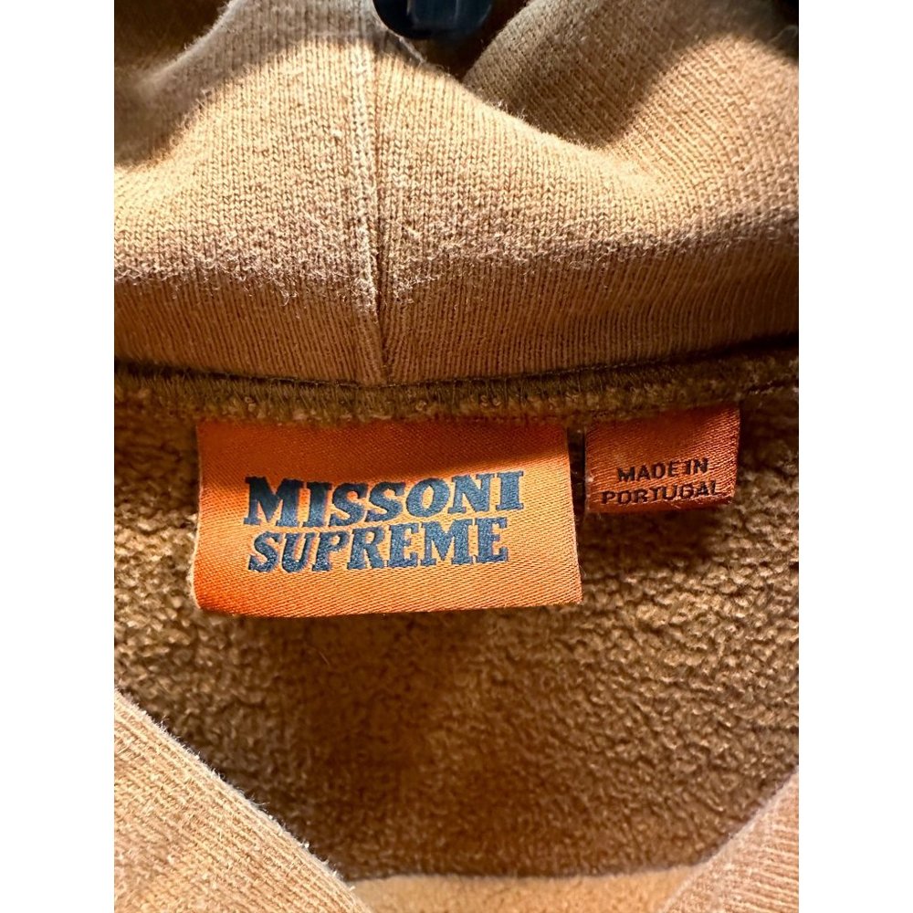 Missoni X Supreme Brown Hoodie Small - Picture 4 of 5